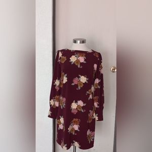 LOFT Floral Print Dress